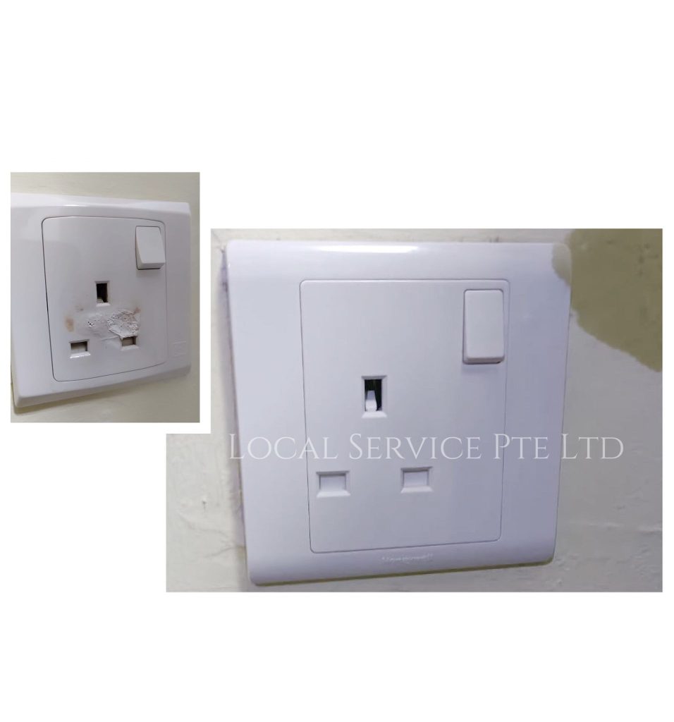 Supply And Replace 13A Single Socket