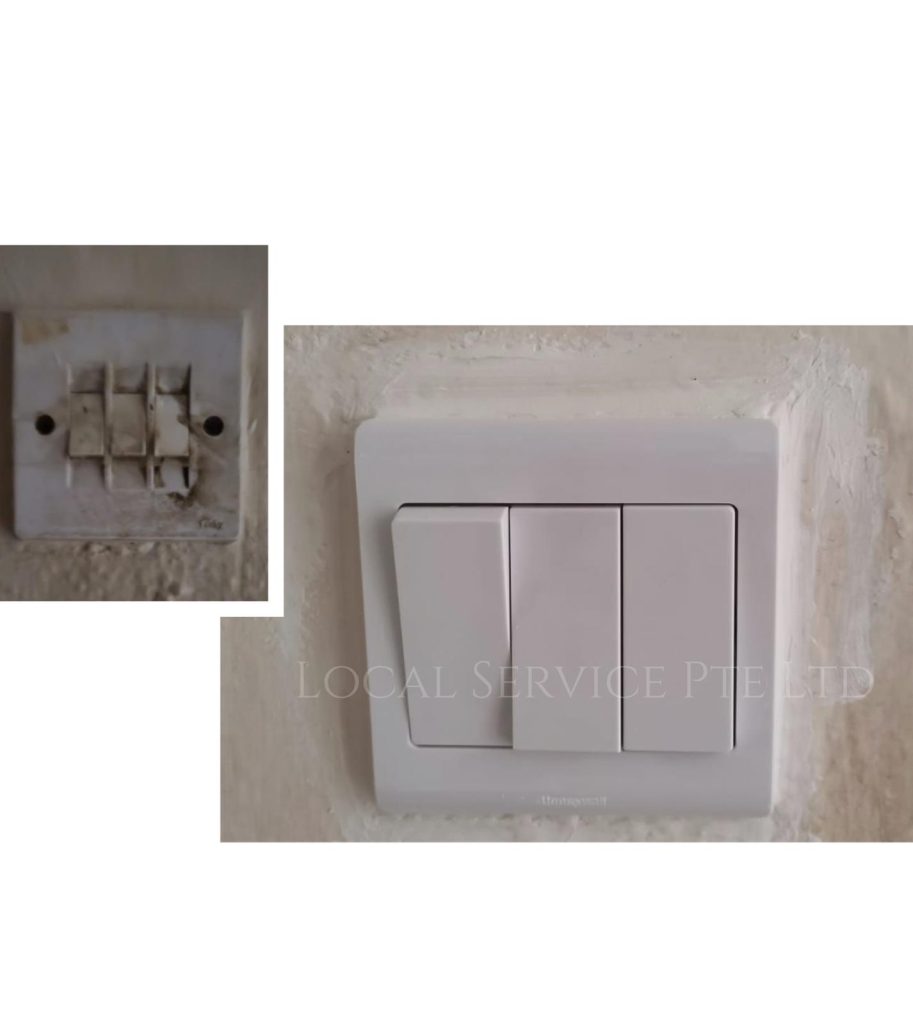 Supply And Replace 3 Gang Switch