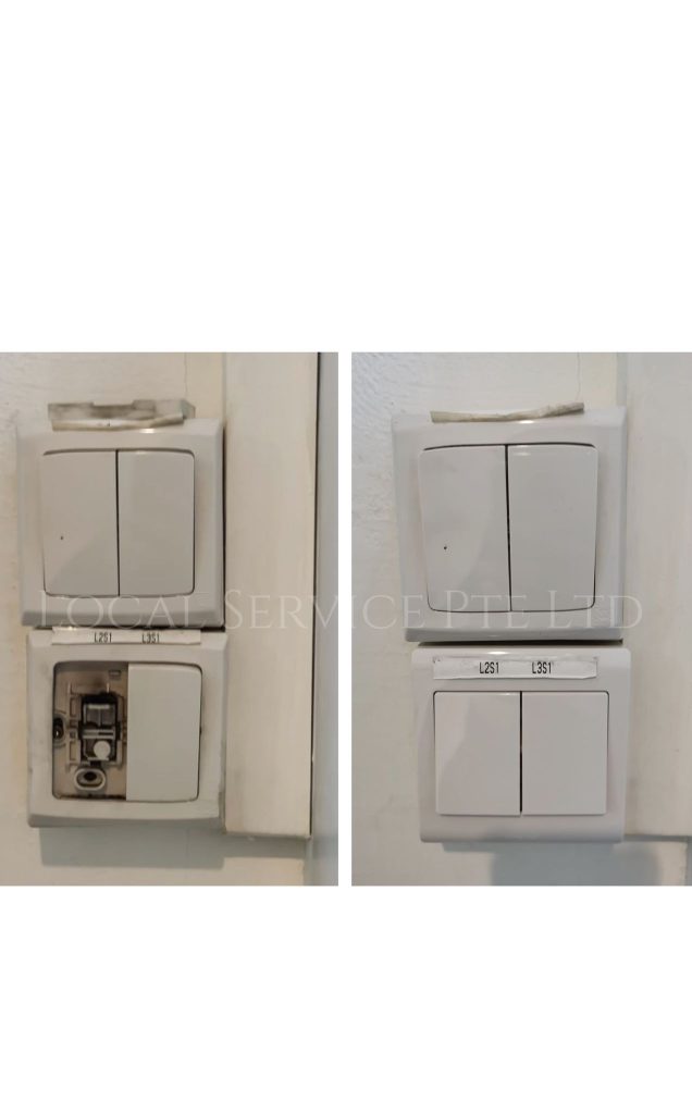 Supply And Replace 2 Gang Switch