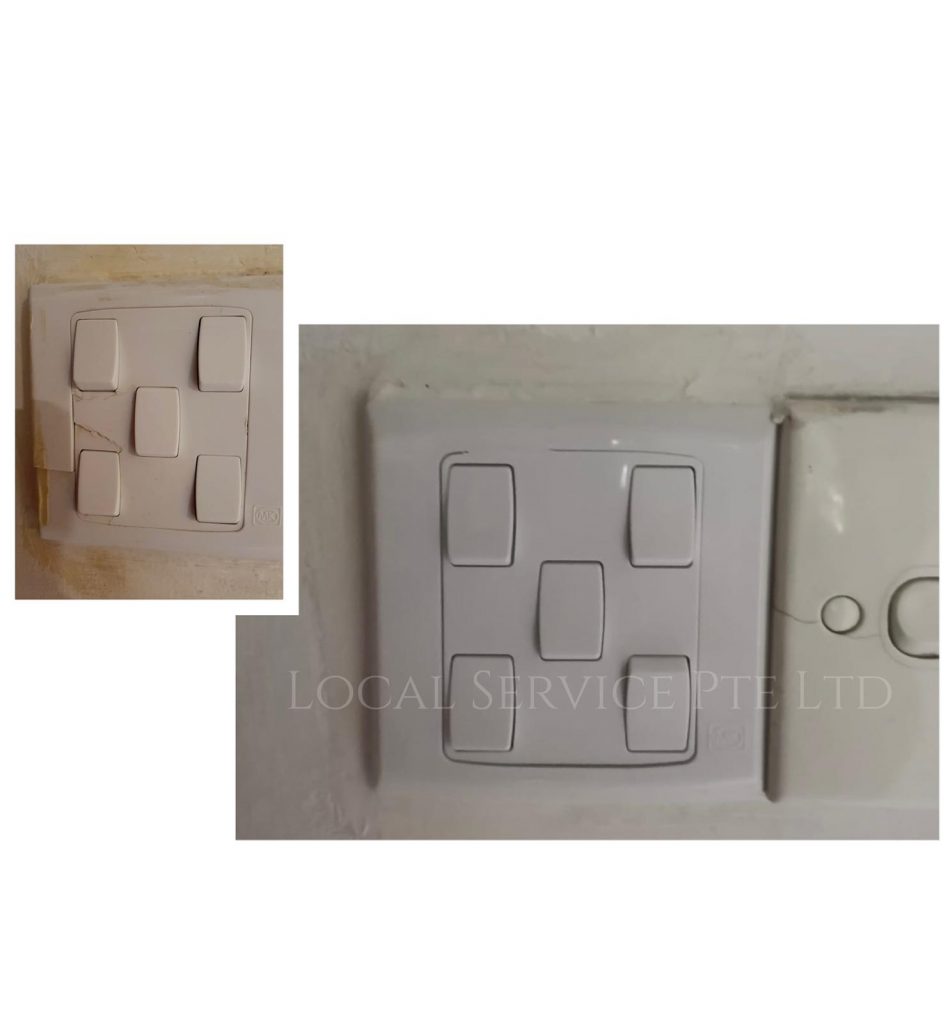 Supply And Replace 5 Gang Switch