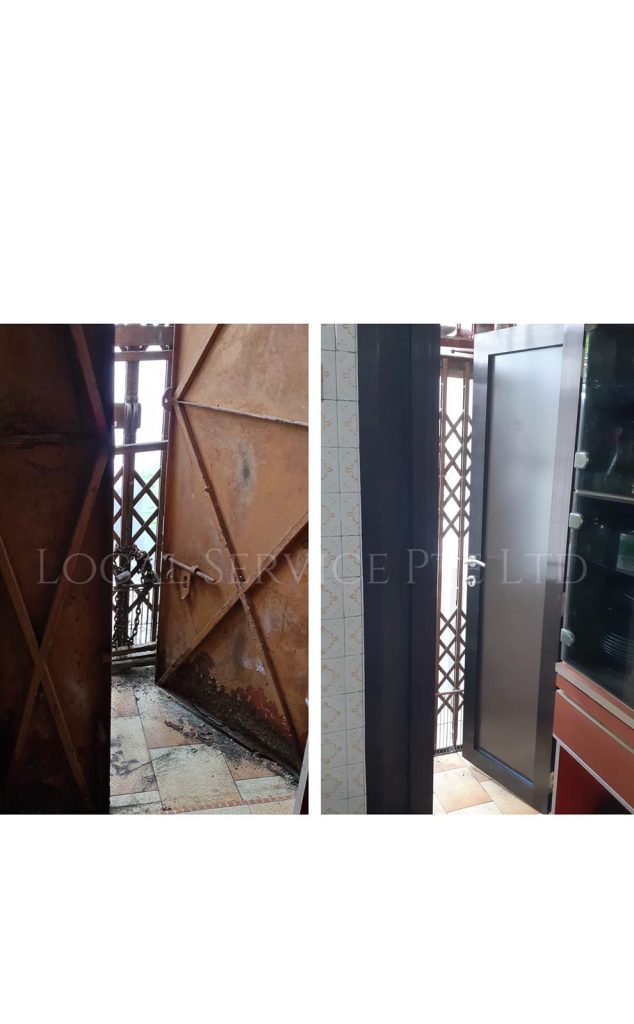 Supply And Replace Aluminum Composite Panel Door