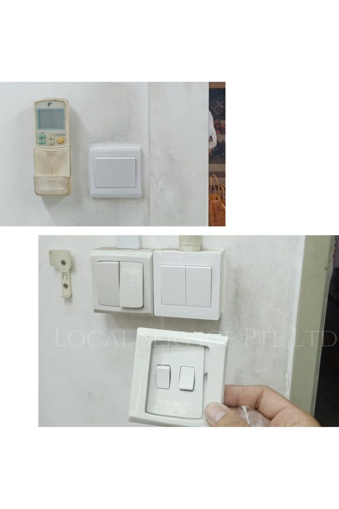 Supply And Replace Switch Faceplate