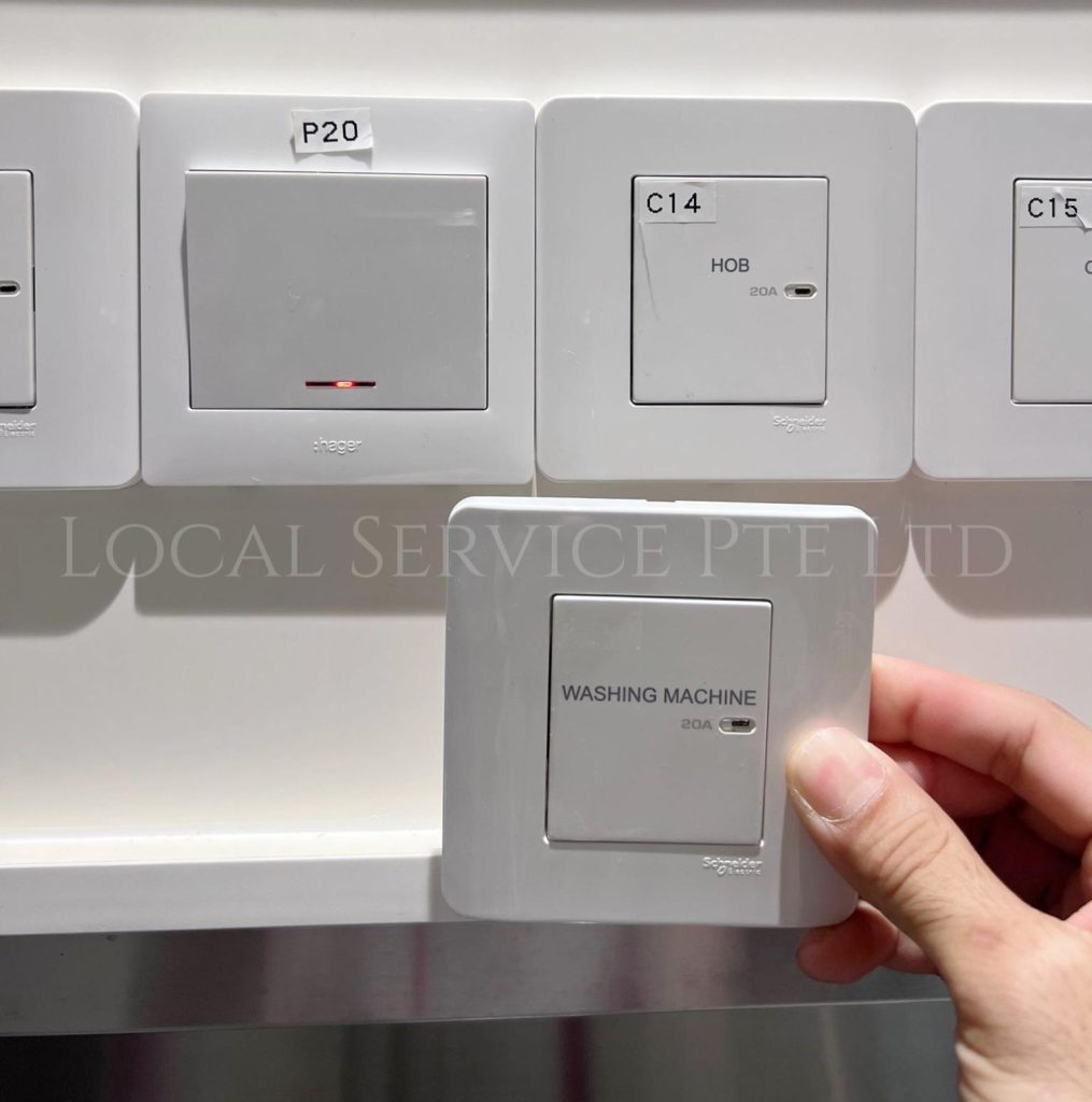 Supply And Replace 20A Switch Faceplate