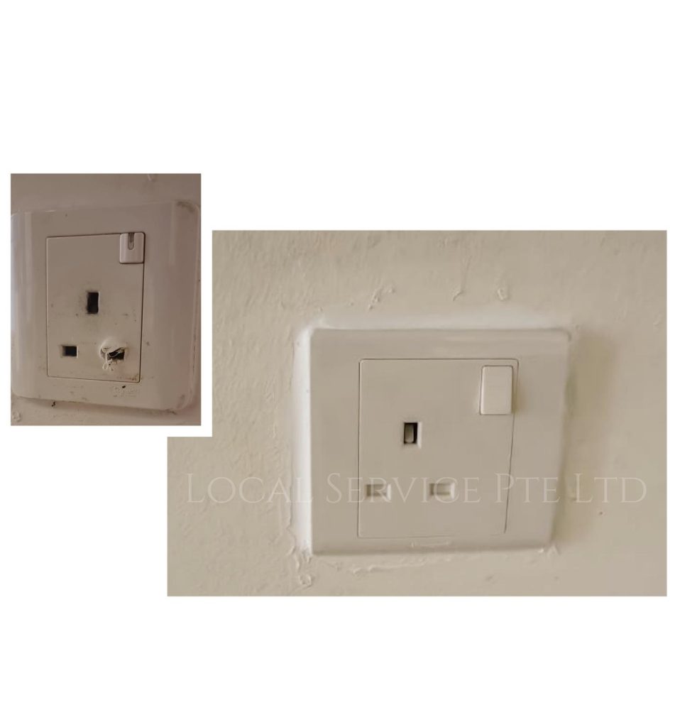 Supply And Replace 13A Single Socket