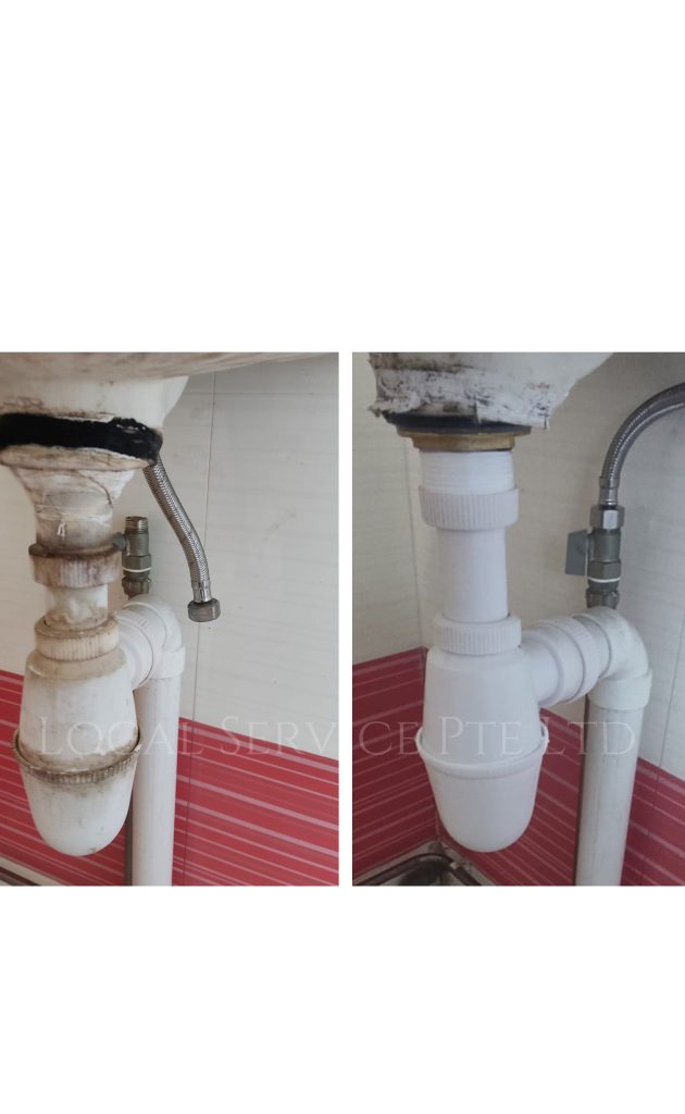 Supply And Replace Bottom Trap