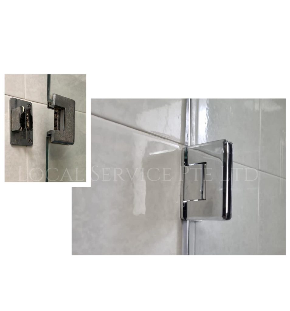 Supply And Replace Glass Door Hinges