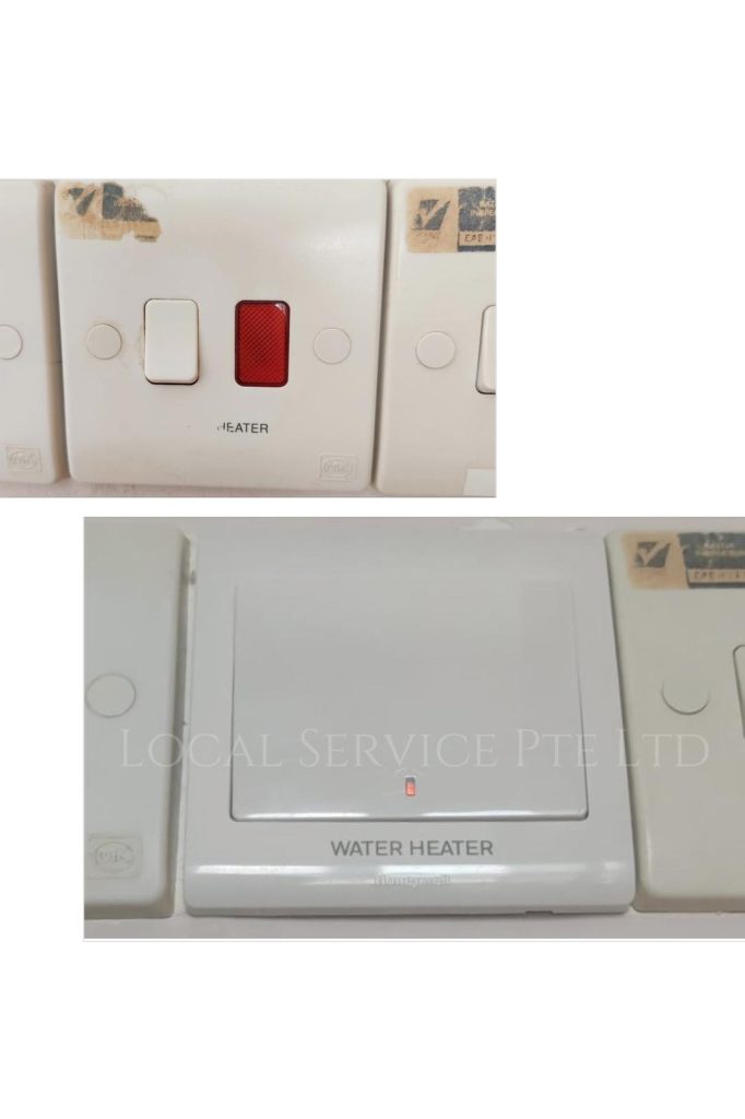 Supply And Replace 20A Water Heater Switch