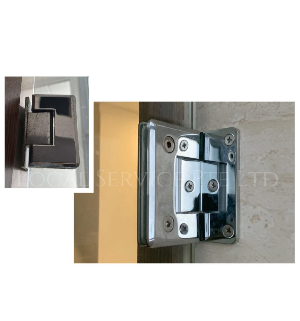 Supply And Replace Glass Door Hinges