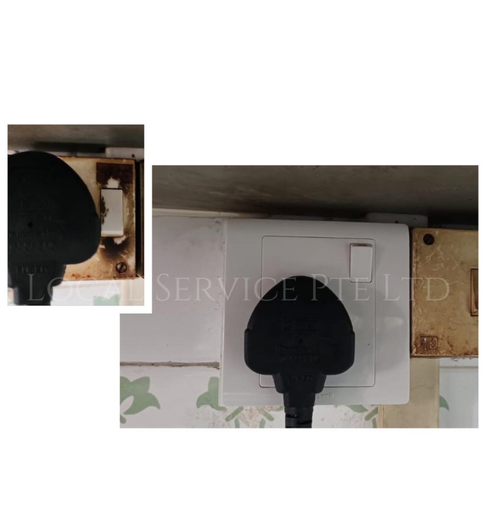 Supply And Replace 13A Single Socket