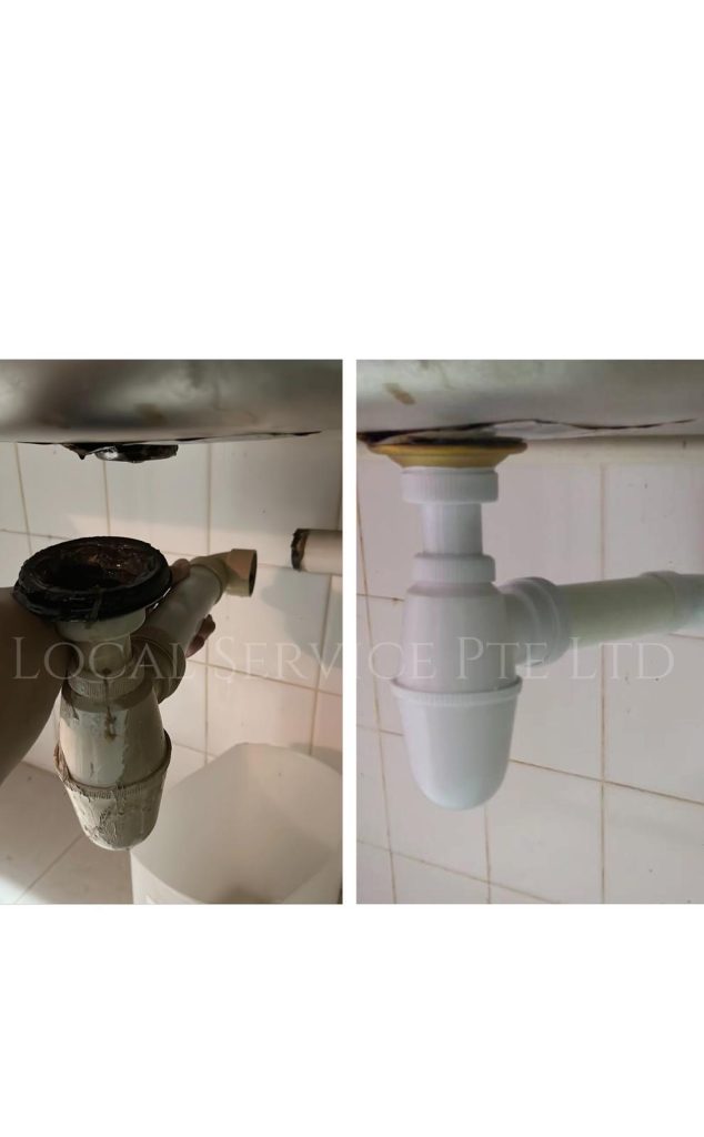 Supply And Replace Bottom Trap