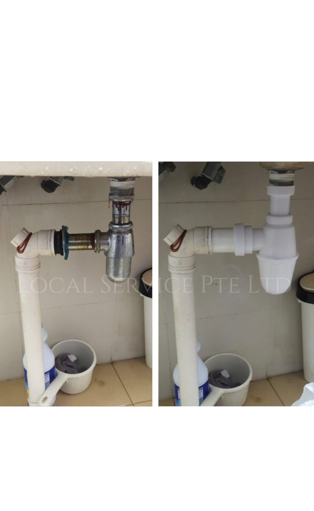 Supply And Replace Bottom Trap