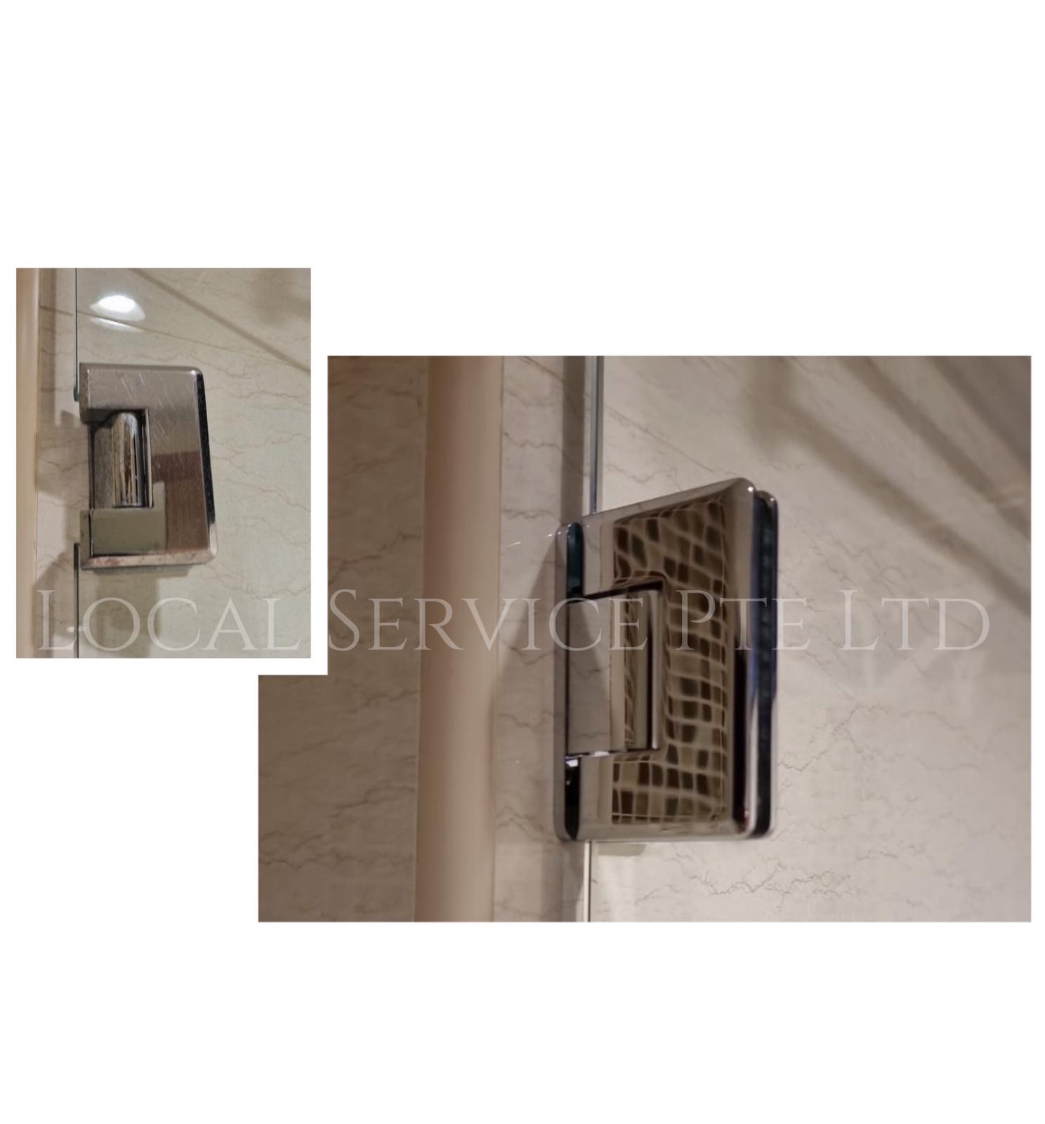 Supply And Replace Glass Door Hinges